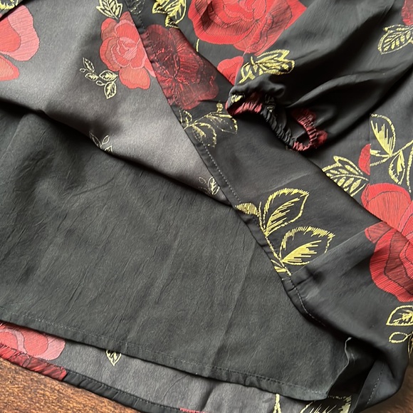 Cupcakes & Cashmere Halter Tie Off Shoulder Floral Dress - Picture 8 of 9